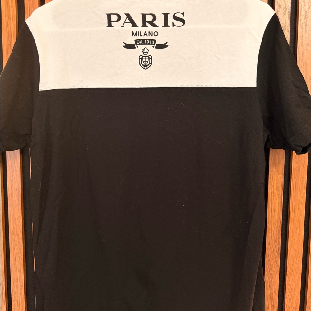 Prada Black and White Short Sleeve Tee - Picture 3 of 3